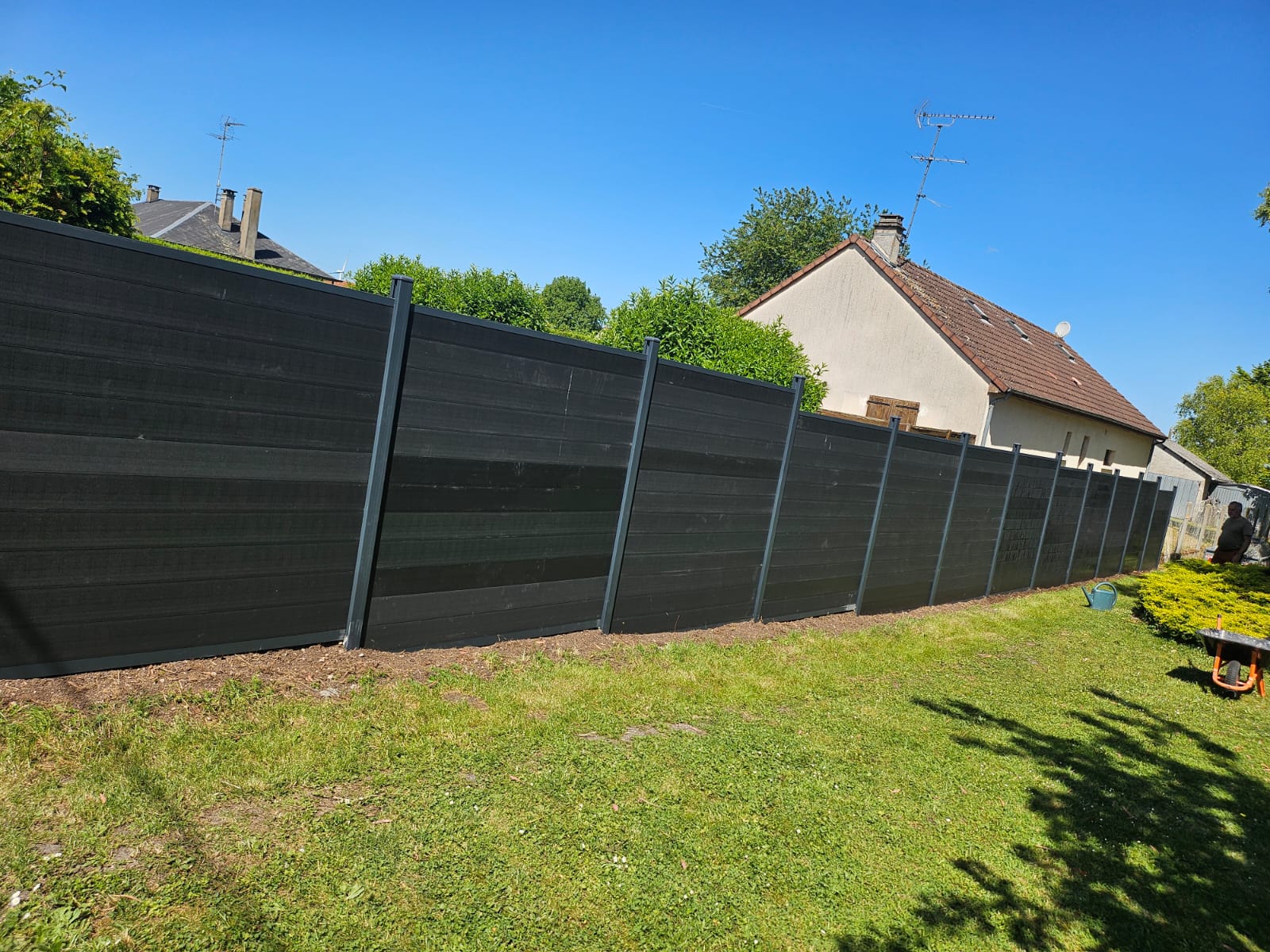 Pose cloture crosses 18340 apres - Pose clôture à Bourges 18000